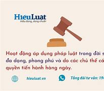 Áp Dụng Pháp Luật Là J